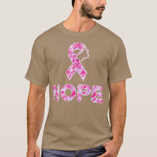 Vrouwen mannen meisjes hopen op roze dye Breast Ca T-shirt