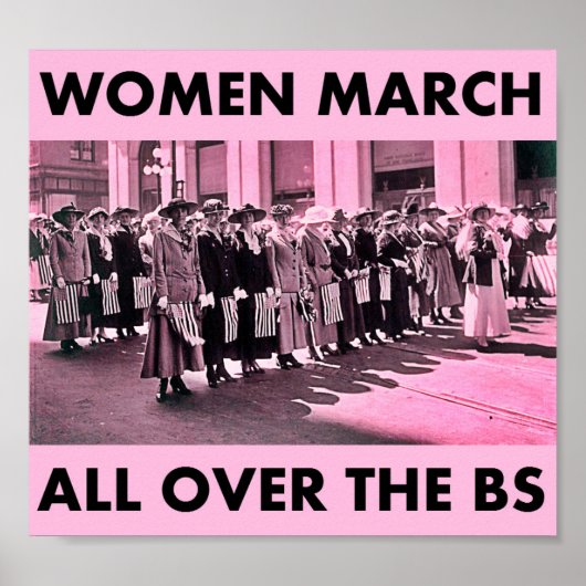 Vrouwen markeren over het BS 8,66 x8-inch Value-Po Poster (Voorkant)