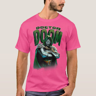 Vrouwen Marvel Fantastic Four Doctor Doom gekruist T-shirt