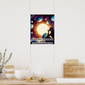 Vrouwen mediteren op lichaamspositiviteit poster (Keuken)