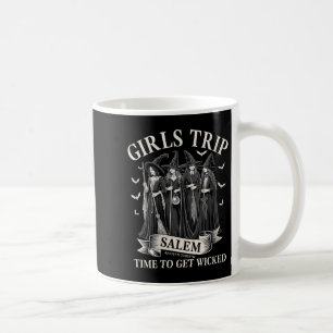 Vrouwen Meisjes Trip Salem Tijd om Wicked Witchy Koffiemok