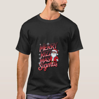 Vrouwen Merry RizzMass Sigmas Tiener School Kerst T-shirt