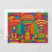 Vrouwen met Calabashes II Briefkaart (Voorkant / Achterkant)