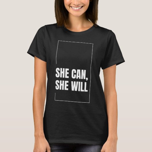 Vrouwen met een krachtige kracht t-shirt (Voorkant)