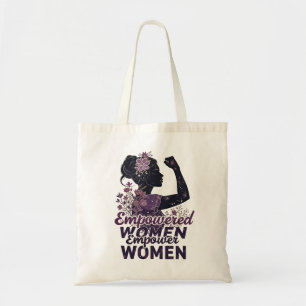 Vrouwen met een krachtige kracht tote bag