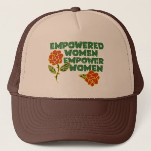 Vrouwen met een sterke positie trucker pet