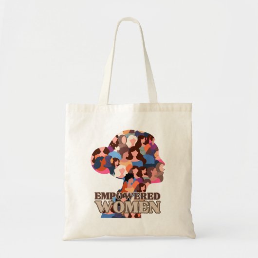 Vrouwen met empowerment  tote bag (Voorkant)