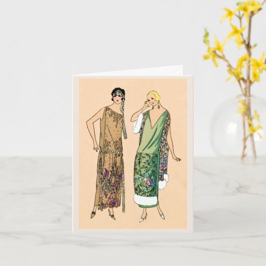  vrouwen met flap kaart (Gele Bloem)