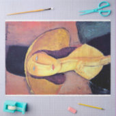 Vrouwen met groot Pet, Modigliani Tissuepapier (Craft)