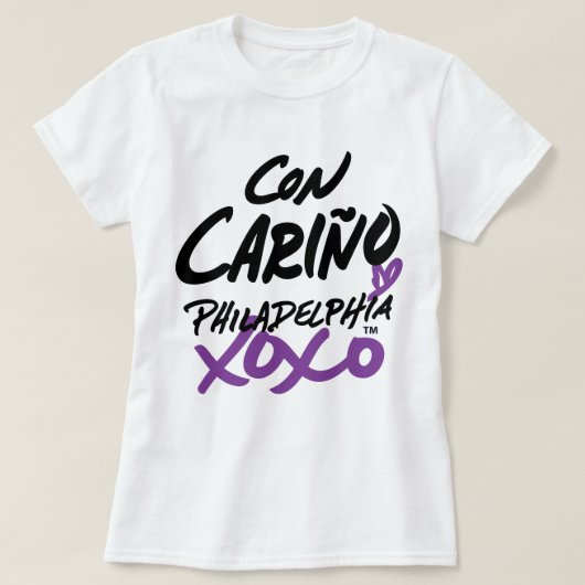 Vrouwen met liefde in het Spaans T-shirt (Design voorkant)