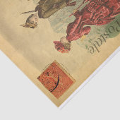  vrouwen met Mode kleren Frans Tissuepapier (Detail)