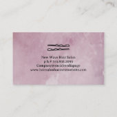 Vrouwen met mooi haar | Salon Tools Visitekaartje (Achterkant)