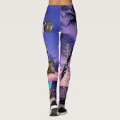 vrouwen met schaamte - Briefkaarten Leggings (Achterkant)