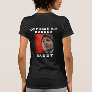 Vrouwen met Trudeau Face T-Shirt