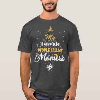 Vrouwen Mijn favoriete mensen noemen me oma X T-shirt