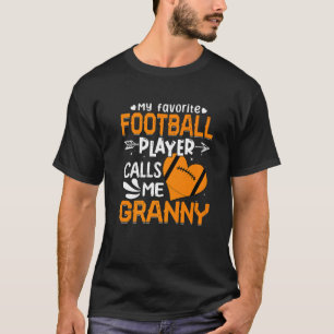 Vrouwen Mijn favoriete speler van het Football roe T-shirt