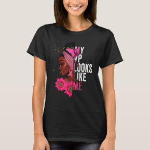 Vrouwen Mijn VP Lijkt Op Mij Afro-Amerikaans Zwart T-shirt