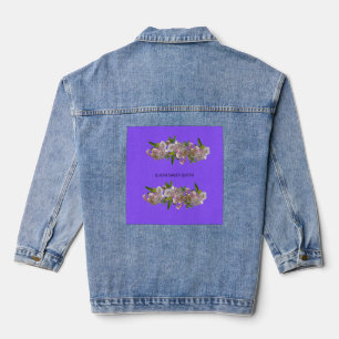 Vrouwen mode Winterjas Gewatteerd design Denim Jacket