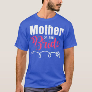 Vrouwen Moeder Van De Bruid Familie Net Getrouwd E T-shirt