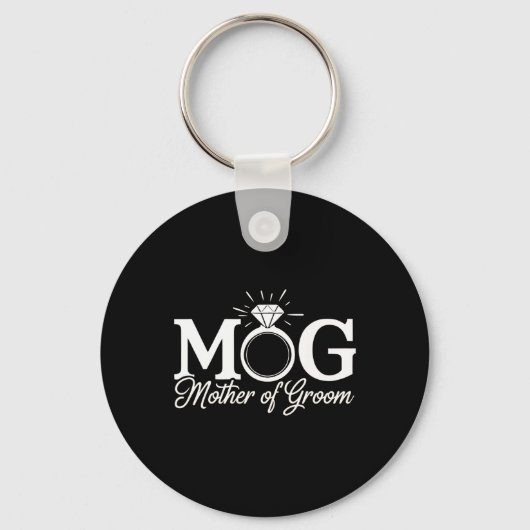 Vrouwen Moeder van de bruidegom Mob Mama Wedding B Sleutelhanger (Voorkant)