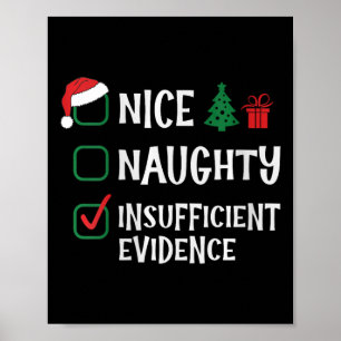 Vrouwen mooi stout onvoldoende bewijs kerst poster