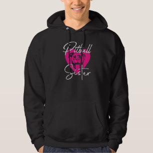 Vrouwen Mooie Hond Houder Hond Pitbull Sister Hoodie
