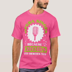 Vrouwen Musical Koor Opera Singer T-shirt