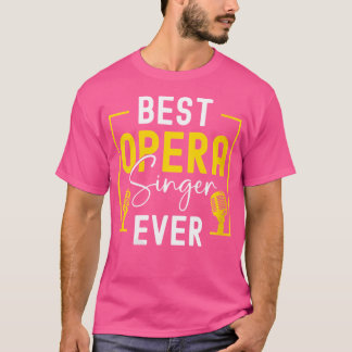 Vrouwen Musical Koor Opera Singer T-shirt