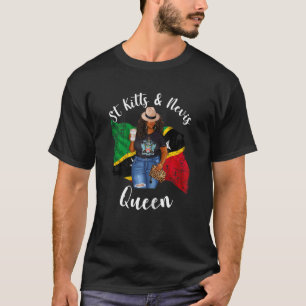 Vrouwen na St Kitts en Nevis koningin houdt van ko T-shirt