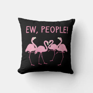 Vrouwen Nieuwe Mensen Grappige Flamingo Sociale Af Kussen