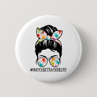 Vrouwen Nn Kinderdagverblijf Leerkracht Leven Romm Ronde Button 5,7 Cm