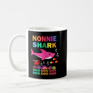 Vrouwen Nonnie Shark Shirt Matching Family Moeder' Koffiemok