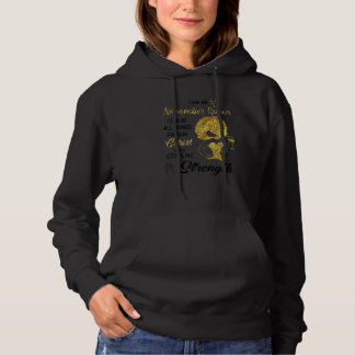 Vrouwen November Black Queen kan alles doen Celeb Hoodie