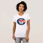 Vrouwen "O Yes we Can", T-shirts. T-shirt (Voorkant volledig)