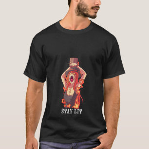 Vrouwen occult verblijf verlaten satan duivel hel t-shirt