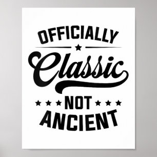 Vrouwen officieel Clic, niet oude V-hals Poster