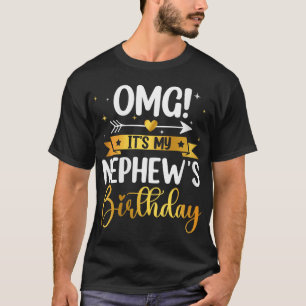 Vrouwen OMG Het is de verjaardag van mijn neef bli T-shirt