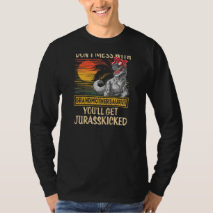 Vrouwen Onderdruk Moederdag grootmoedersaurus R T-shirt