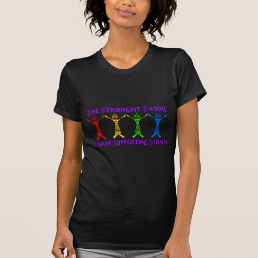 Vrouwen ondersteunen vrouwen t-shirt (Voorkant)