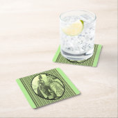  vrouwen onderzetters groen (Insitu)