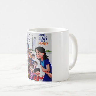 Vrouwen Onze klas is een familie Koffiemok