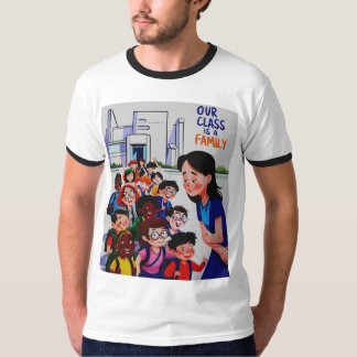 Vrouwen Onze klas is een familie T-shirt