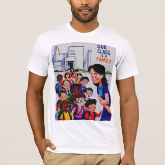 Vrouwen Onze klas is een familie T-shirt