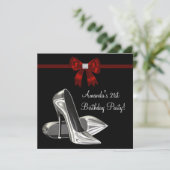 Vrouwen op hoog niveau op rood en zwart kaart (Staand voorkant)