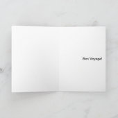  vrouwen op Ocean Liner Bon Voyage Kaart (Binnen)