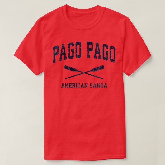 Vrouwen Pago Amerikaanse Samoa Nautical P T-shirt (Design voorkant)