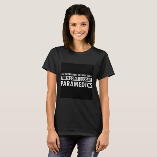 Vrouwen Paramedic T-shirt (Voorkant volledig)