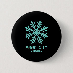 Vrouwen Park City Utah Skien Ronde Button 5,7 Cm