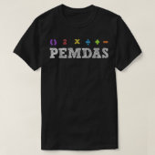 Vrouwen PEMDAS, raadpleeg mijn beste tante Sally M T-shirt (Design voorkant)