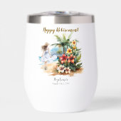 Vrouwen Pensioen Strand Aloha Bloemen Party (Voorkant)